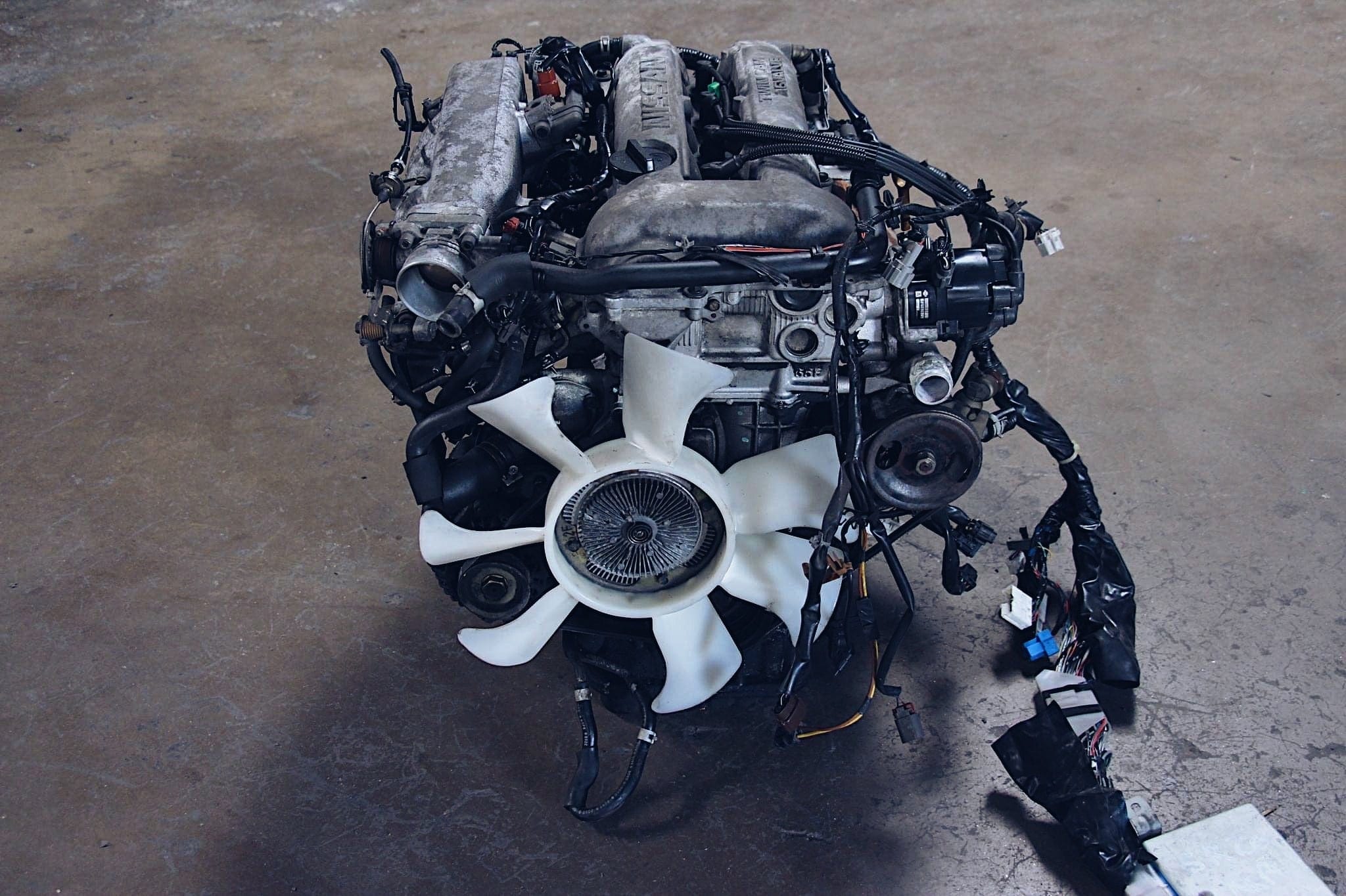 JDM Nissan Silvia S14 NA SR20 2.0L Non-Turbo Silver Top Engine - JDM Hotline