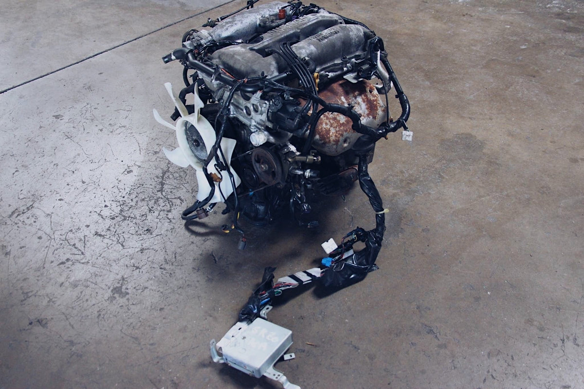 JDM Nissan Silvia S14 NA SR20 2.0L Non-Turbo Silver Top Engine - JDM Hotline